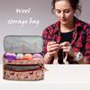 Wool Crochet Storage Bag Oxford Cloth Printing Knitting Needles Yarn Organizer DIY Needlework Sewing Supplies Organizer