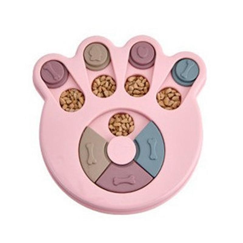 NonSlip Bowl Slow Feeder Slowly Eating Interactive Food Dispenser Dog Puzzle Toys Pet Training Game