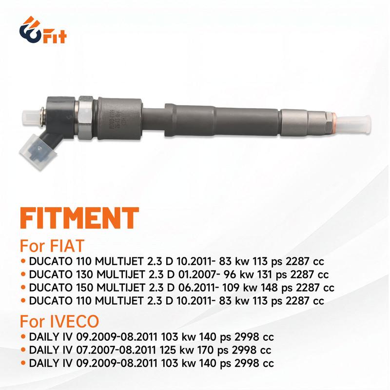 Diesel Fuel Injector Nozzle 0445110418 0445110520 For FIAT Ducato Iveco Daily Citroen Peugeot 2.3D Common Rail Injector Nozzle