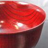 Yamanaka Lacquerware Wooden Gift Zelkova Red Perfect for 60th Birthdays or Respect for the Aged Bowl/Soup Bowl, Boxed, 4.3cm, Wood, Feather-like
