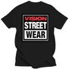 Oversized Men Tees Vision Street Wear Print Short Sleeve All Season Casual Pullover Crewneck Tops Unisex T Shirt Man Tshirts