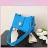 Chic Retro Small Shoulder Bag For Women In Black Magenta Khaki And Blue Colors