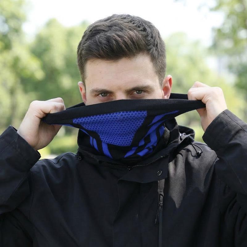 Thickened Hemmed Warm Scarf for Cycling Mask for Outdoor Cold Protection Running Sports Breathable and Windproof Neck Guard Neck Cover