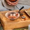 Infusore in Rame per Tè, Filtro Riutilizzabile con Manico Tè Kung Fu