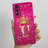 For Samsung Galaxy A37 A57 5G 2025 Crown Initial Letter Couple Phone Case SM-A376B SM-A5760 Soft Silicone Lens Protective Casing