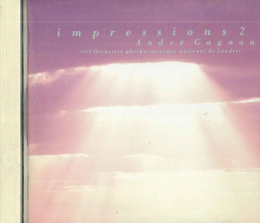 CD ANDRE GAGNON - Impressions 2 ESCB1488PROMO SONY Japan New Age & Easy Listening Used