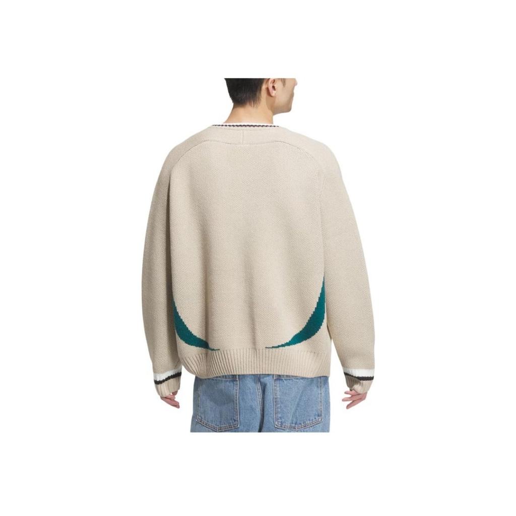 Adidas Originals Adicolor Adi Svetr pulovr s nápisem s kulatým výstřihem Unisex svetr Světle hnědý JL8363