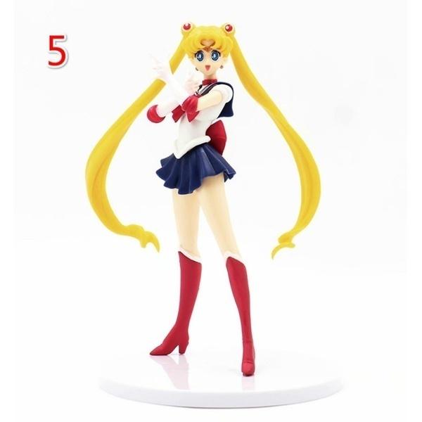 Anime Sailor Moon Usagi Tsukino 20th Anniversary limit PVC Figure Toy Open eyes Anime Sailor Moon Usagi Tsukino 20th Anniversary limit PVC Figure Toy Open eyes