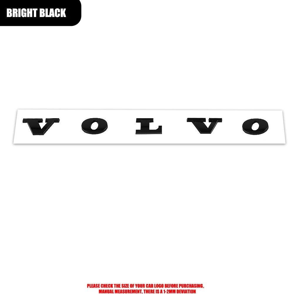 

1pc 3D ABS Plastic Car Trunk Big Badge Volvo Letter Emblem Sticker Decal For volvo S80L XC60 XC90 S60 S80 V50 V40 Accessories For volvo