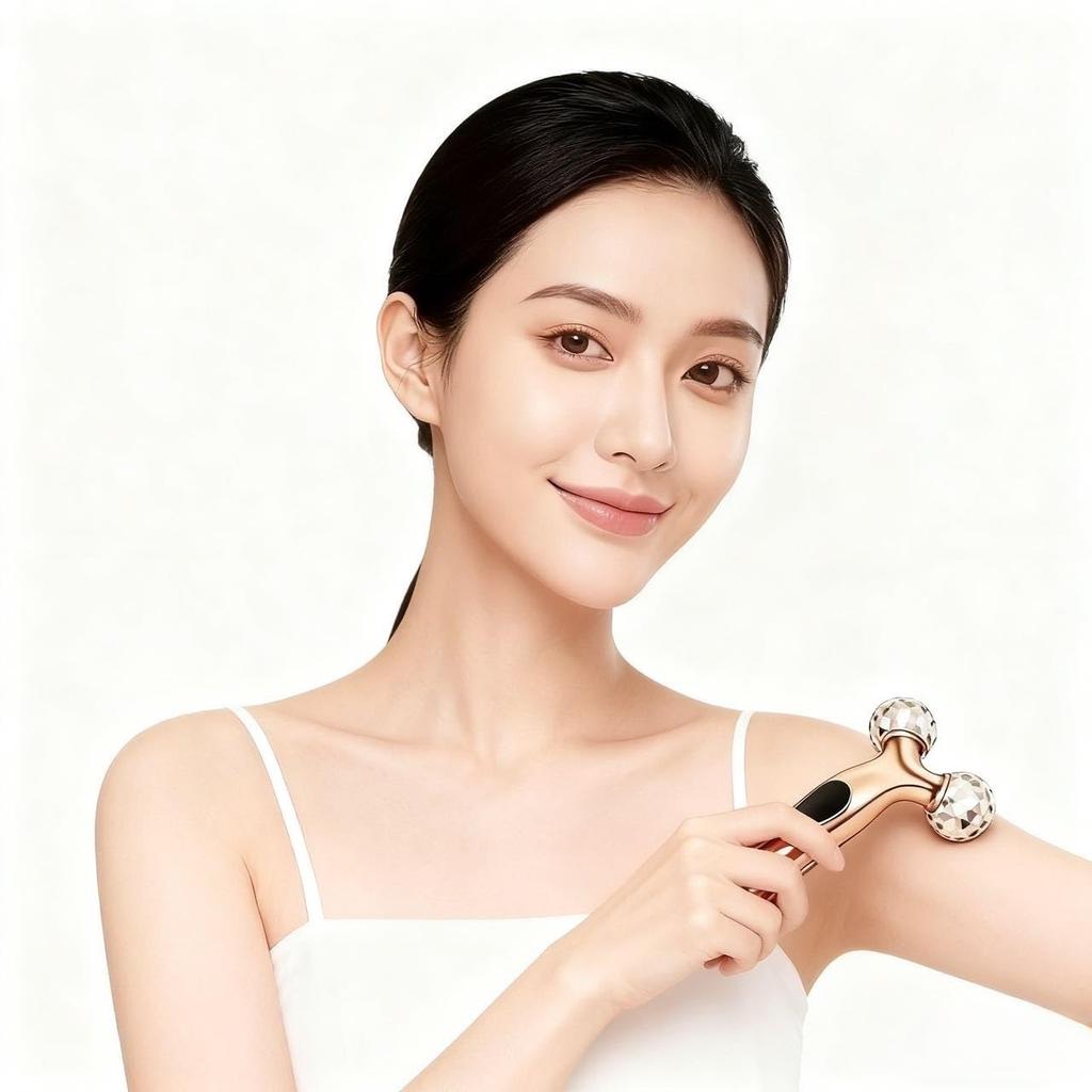 Assorted Beauty Beauty Massage Face Slimming Solar 3D Diamond Birthday Unisex 2-Piece Rollers, Y-Shaped Rollers, Rollers, Rollers, Microcurrent,