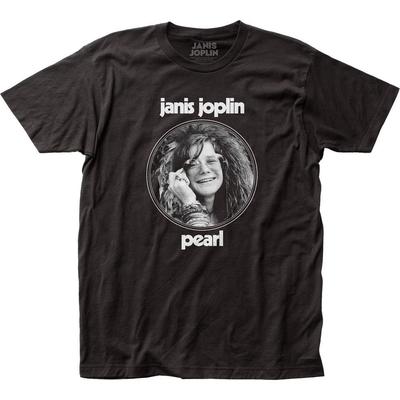 Janis Joplin Pearl T-shirt Homme Musique Classique Concert Groupe de Rock Tee Nouveau Noir T-shirt Unisexe