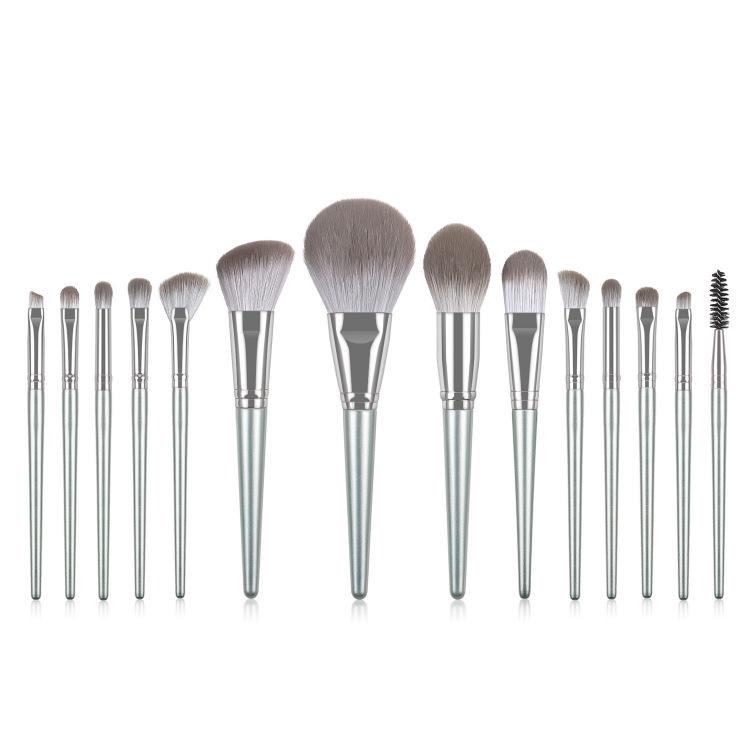 Li Tongxue Co-Branded 14-Piece Makeup Brush Set: Ultra-Soft Bristles for Powder, Eyeshadow, Foundation, Blush, and Highlight.