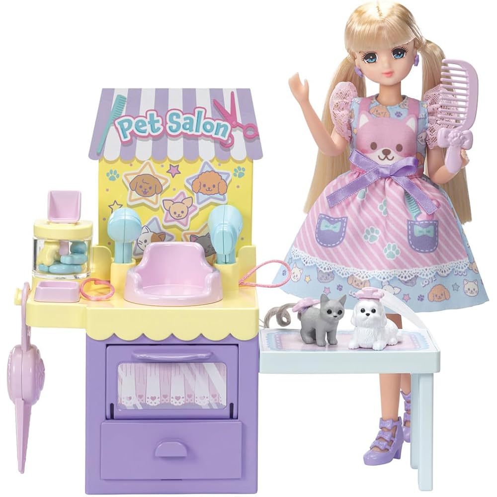 

Takara Tomy Licca-chan Doll Trimmer Karen Outfit Playset Toy for Ages 3 and Up