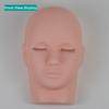 Silicone Realistic Head Dummy Soft Eyelash Planting  Eyelash Extension Training