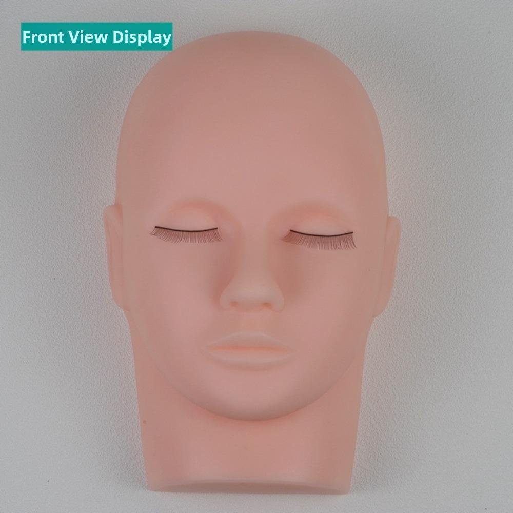 Silicone Realistic Head Dummy Soft Eyelash Planting Eyelash Extension Training
