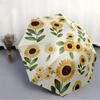 1pc Sunflower Print Auto-Fold Umbrella with One-Touch Open/Close - 8 Reinforced Ribs for Windproof Stability,  Yy251118195