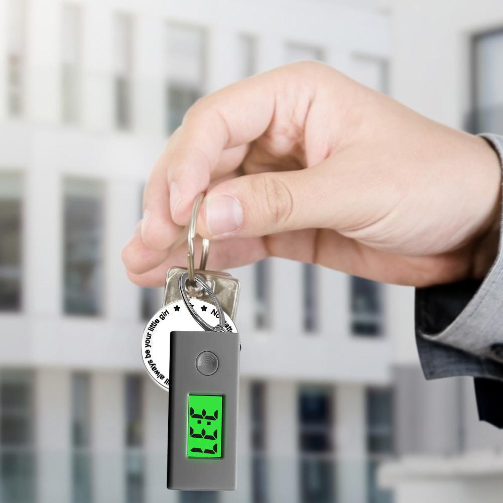 5 Stück Schlüsselanhänger Taschenuhr Tragbare Digitaluhr Schlüsselanhänger Rucksack Schlüsselanhänger Uhr für Kinder