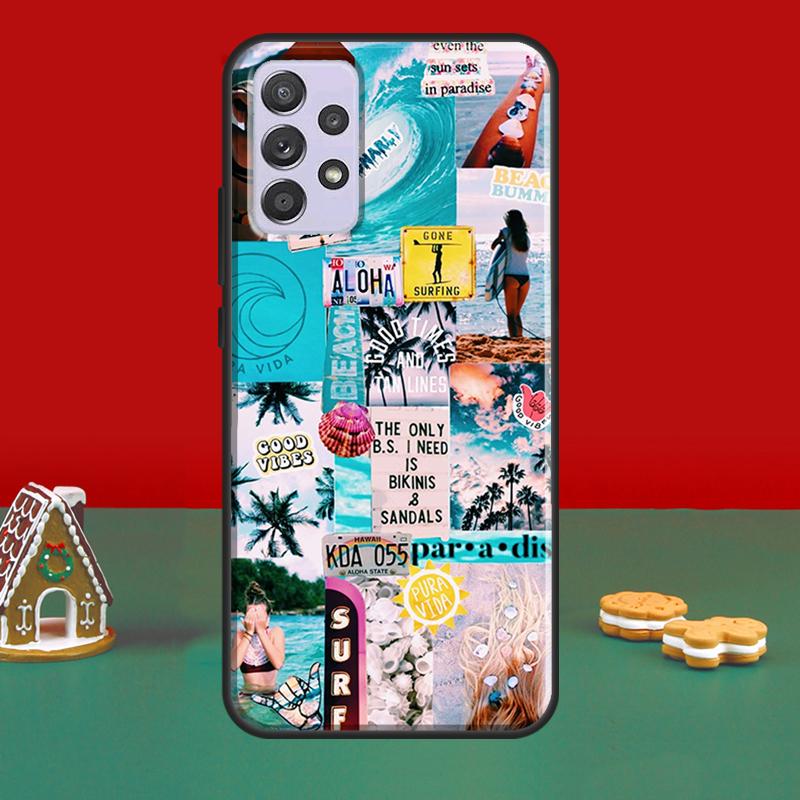 Surf Surfen Abdeckung Für Samsung A32 A12 A22 A52 A72 A21S A20e A03S A40 A50 A70 A31 A51 A71 A52S Fall