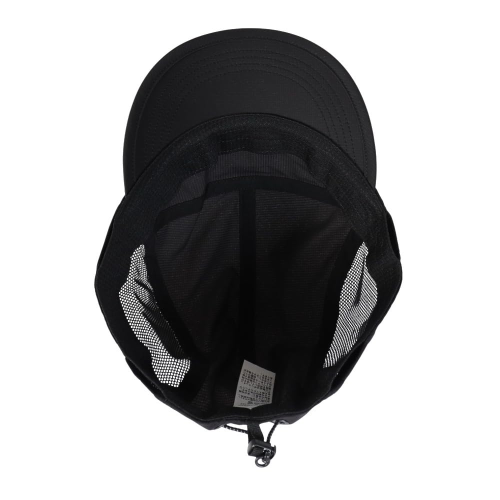 The North Face Run Shield Removable Size L Cap, Unisex, Water-Repellent, Lightweight, Shield, Black,