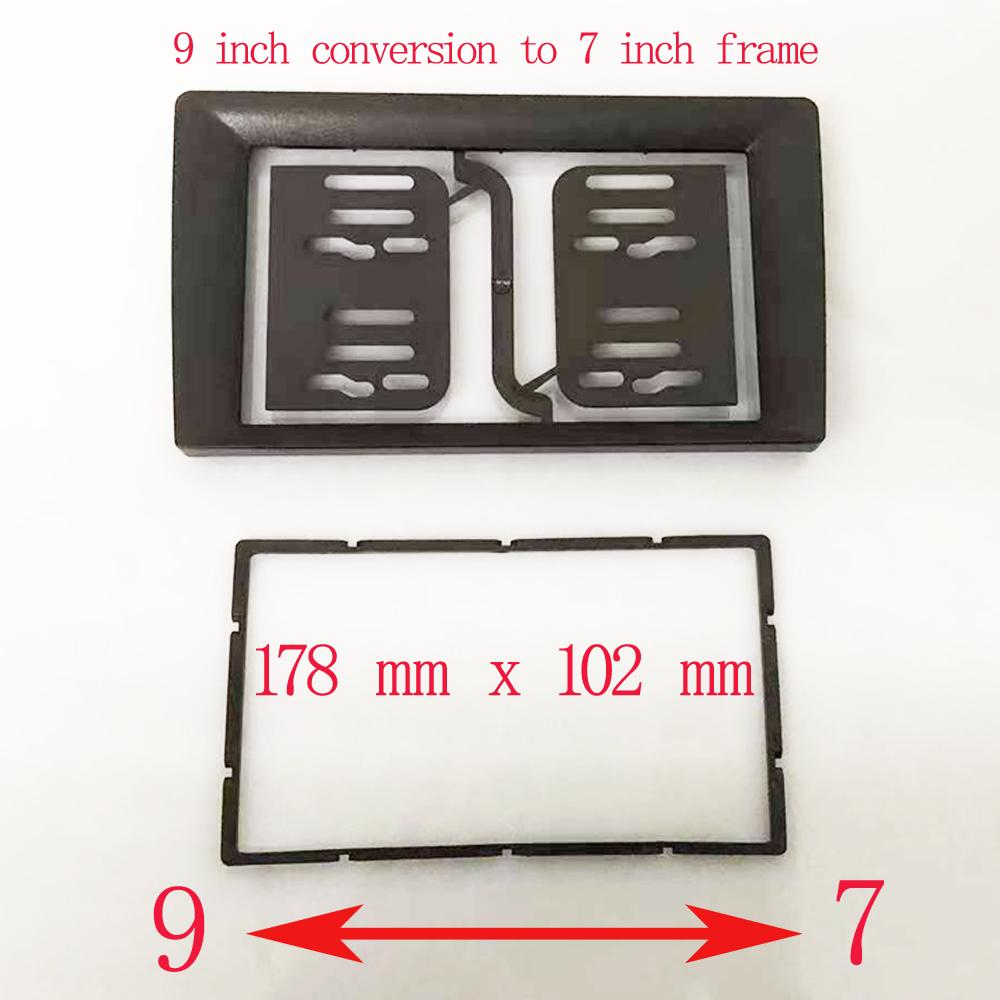 

9 дюймов 10 дюймов на 7 дюймов рамка 2 DIN рамка подходит для всех моделей автомобилей центральная консоль радио система Android