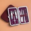 8/19pcs Travel Nail Care Kit, Portable Manicure Set with Pouch, Complete Nail Clipper & File Kit for Toe & Fingernails