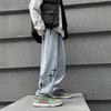 Men's Fashion Fashion Jeans Jeans rupte cu mânecă scurtă, stil hip-hop, pantaloni sport drepți, stiluri de primăvară și toamnă, stiluri la modă, stiluri de hip-hop
