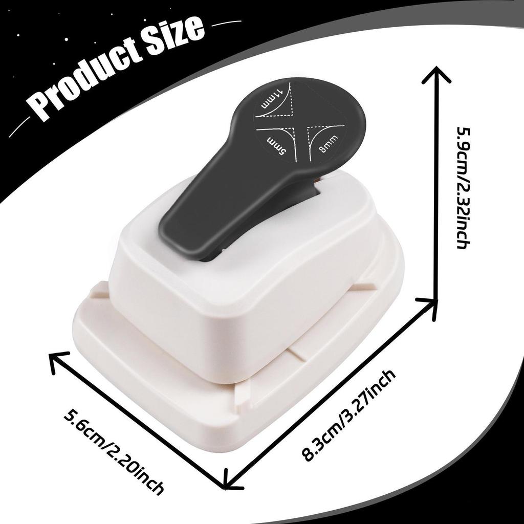 Corner Rounder In 1 Premium Small Paper Art Punch for DIY Handcraft Creative Supplies