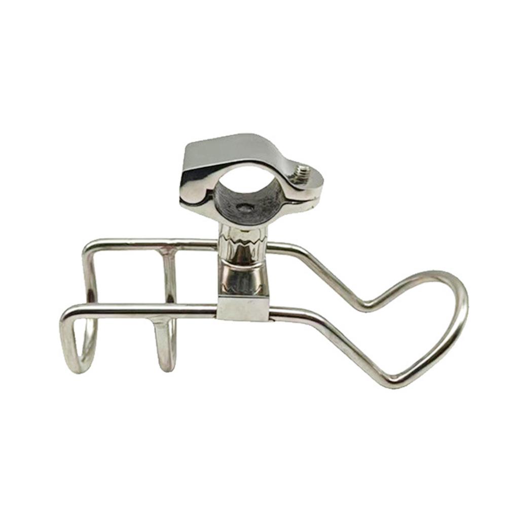 Versatile Marine Rod Holder Steel Boat Fishing Poles Holder for Family Frees Activities & Professional Fishermen