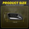 1PCS Black+Chrome Interior Door Handle for 2011-2015 Chevy Cruze Passenger Side