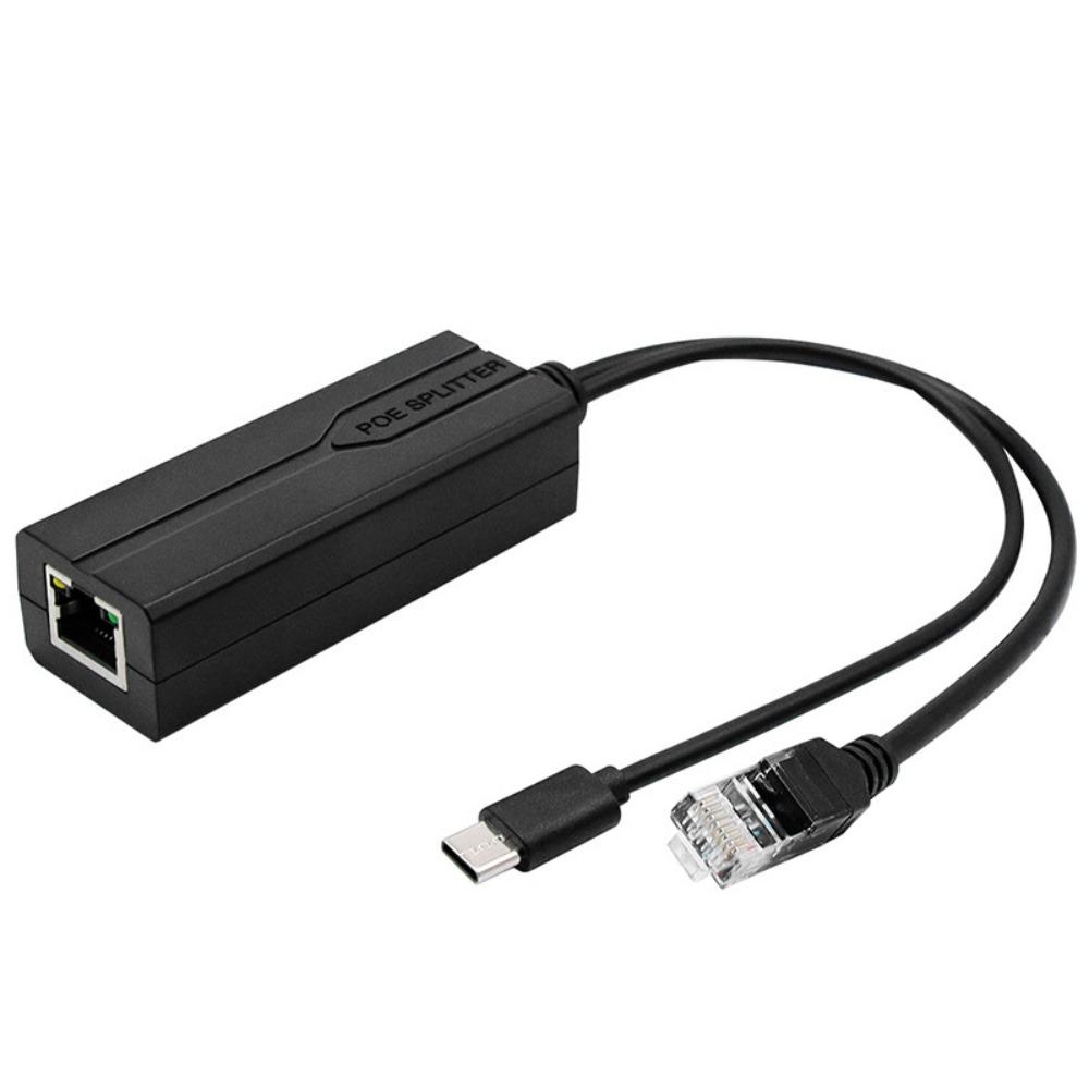 48V To 5V Gigabit POE Splitter 5V 2.4A 5V 3.5A PoE To Micro USB Splitter  Tablets