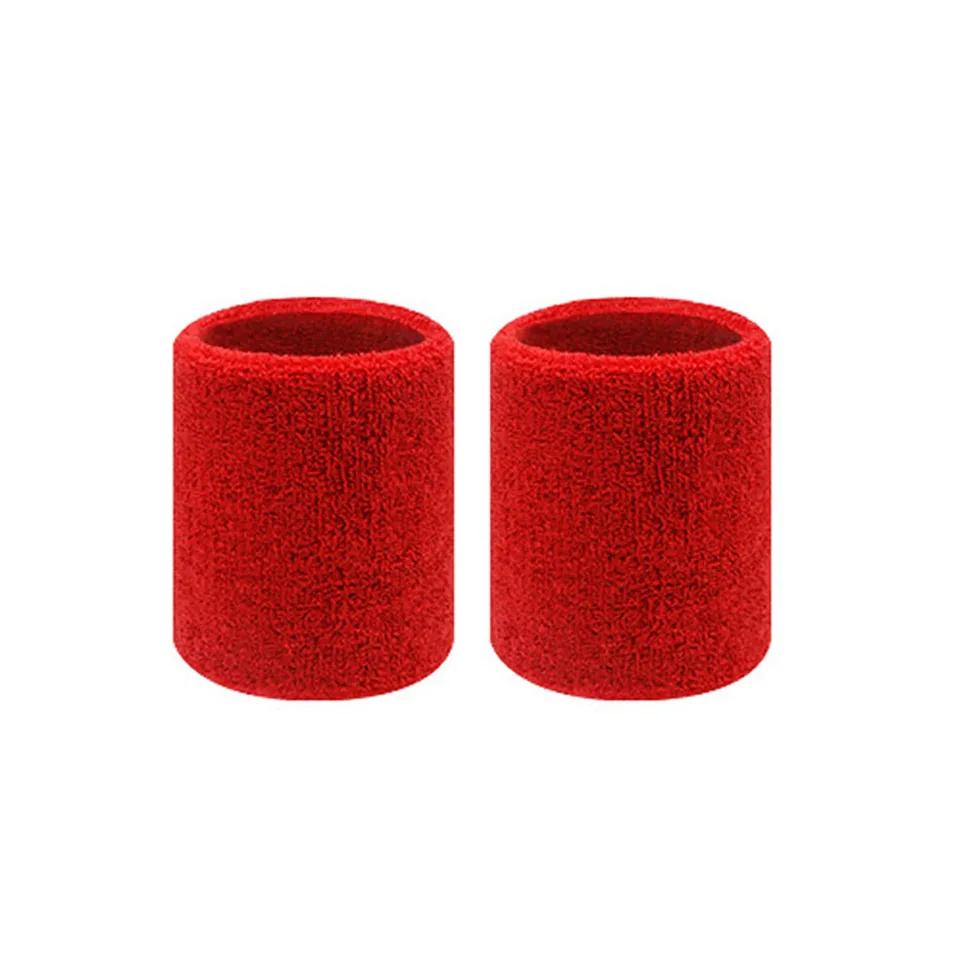 Aolikes 1 Pair Towel Sports Wristbands Tennis Sweat Bands Wrist Guard For Basketball Volleyball Padel Fitness Sweatbands Wrap