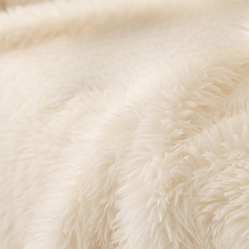 Plush Sofa Towel Full Cover Cloth Cream Wind Anti-Cat Claw White Sofa Blanket High-Grade Thickened Non-Slip Sofa Cover Towel