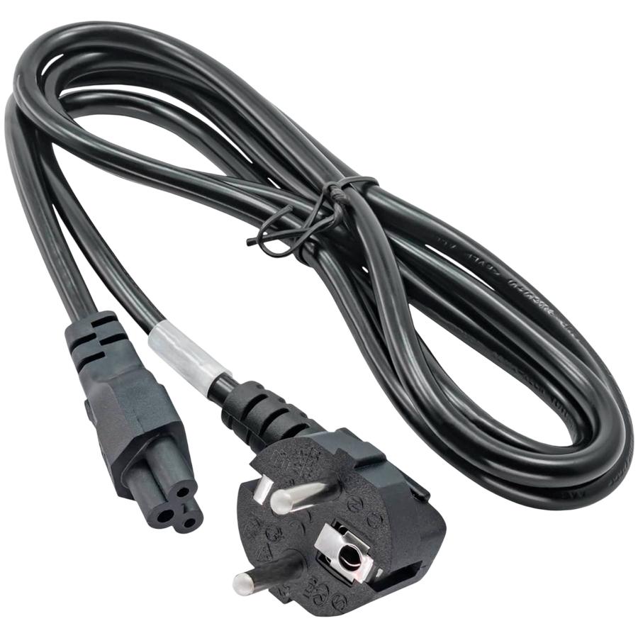 AKYGA Notebook power cable AK-NB-01A cloverleaf CCA CEE 7/7 / IEC C5 1.5 m