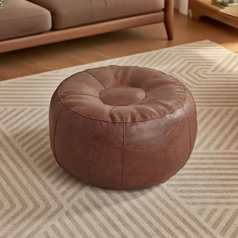 1 Stück aufbewahrbarer Kürbis-Oval-Sofa-Lederbezug, Geeignet zur Aufbewahrung, Es kann alte Kleidung aufbewahren, Nur Stoffbezug, Ohne Polsterung