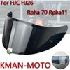 Rpha11 Helmet Visor With Anti Fog Helmet Film for HJC HJ26 Rpha 70 St Dustproof Windproof Uv Protection Sunscreen Shield