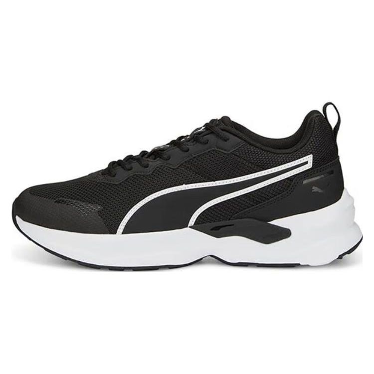 

Puma Power Runner Mesh Удобная спортивная обувь Lifestyle с низким верхом Унисекс кроссовки Черный Белый 388987-03 35.5