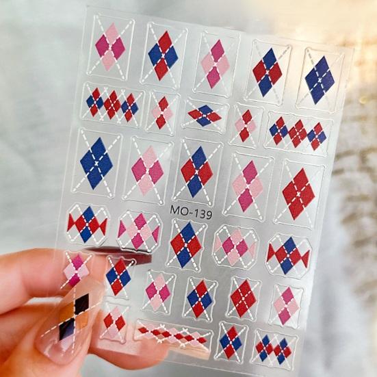 

Yousheng Nail Art Наклейка Осень Зима Карамель Модный Клетчатый Кролик Дизайн Элегантные Украшения Для Ногтей Женщин Поставки