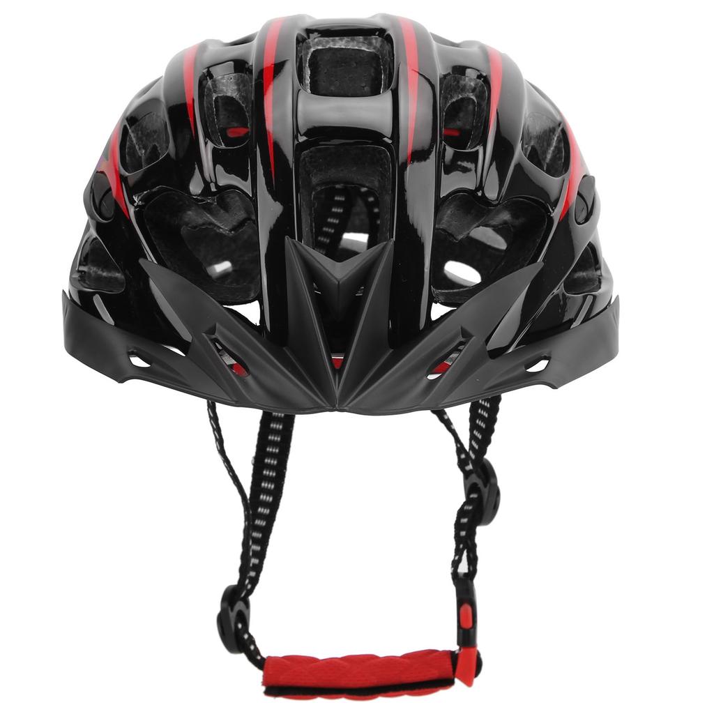 Adult Bicycle Helmet Adjustable Ultralight Riding Cycling Bike Helmet for Men WomenBlack Red