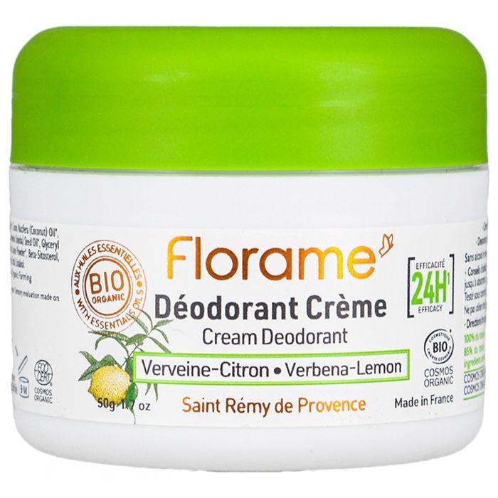 Florame Corps Déodorant Crème Verveine-Citron 50 g