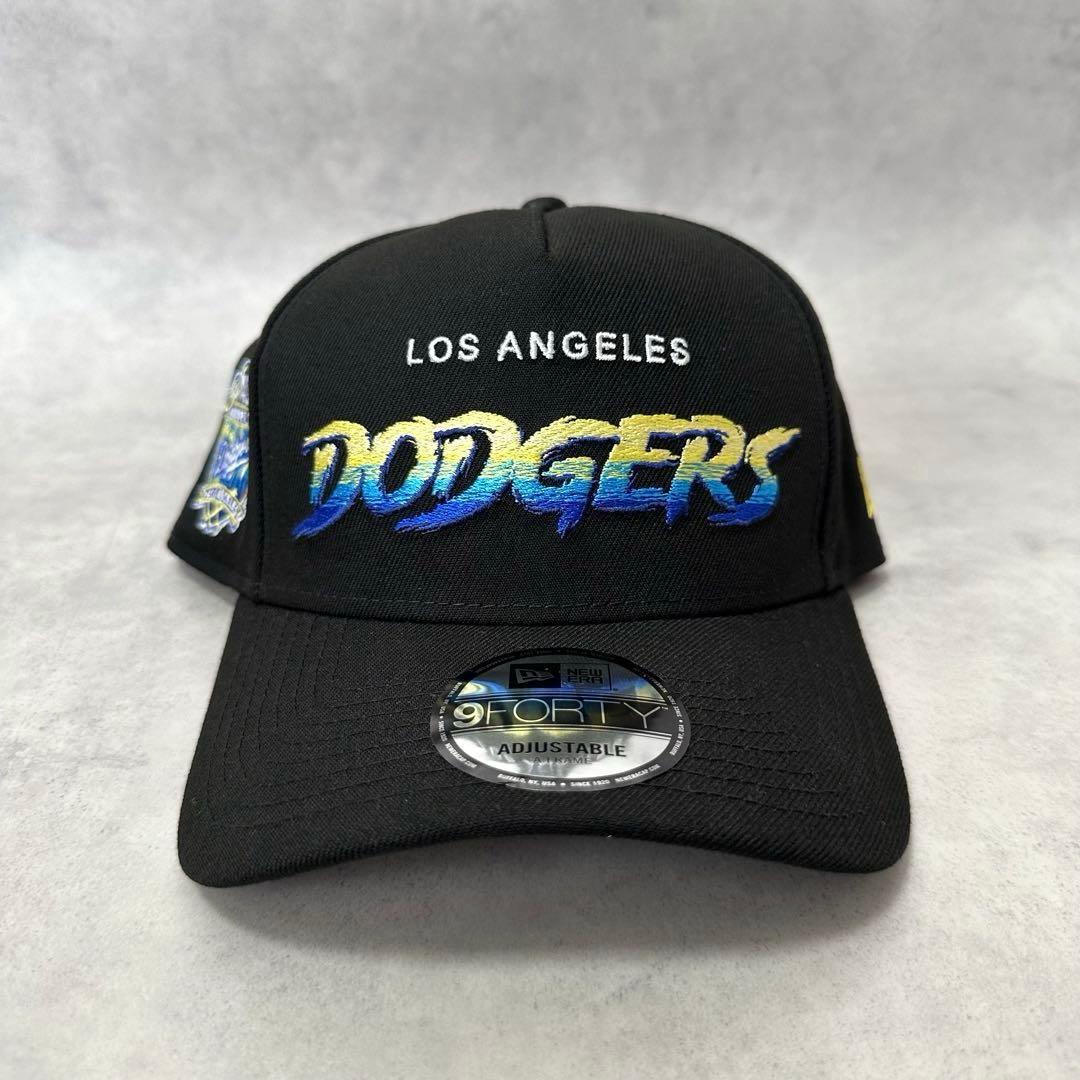 Used New and unused New Era Dodgers Cap Black Hat Snapback LA