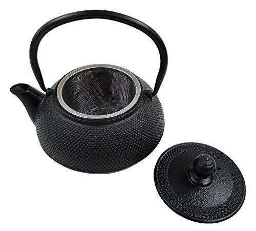 Captain Stag Ikuraku Cast Iron Teapot, 650ml (with Tea Strainer), UW-2002