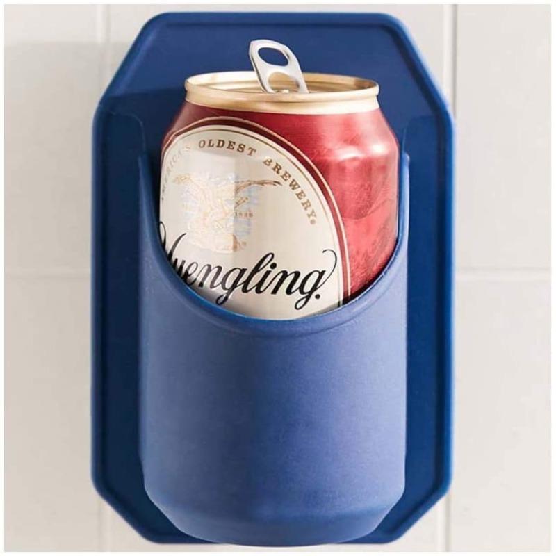 Beer Rack Bathtub Seamless Adhesive Bathroom Wine Rack Beverage Beer Cup Portable Beverage Rack