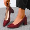 2026 Vielseitige Weiße Französische Plateauschuhe für Damen - Bequeme High Heels für Frühling/Herbst