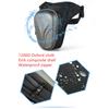 1x Carbon Fiber Look Hard Shell Motorcycle Bag Leg Bag Hip Waist Pack Waterproof