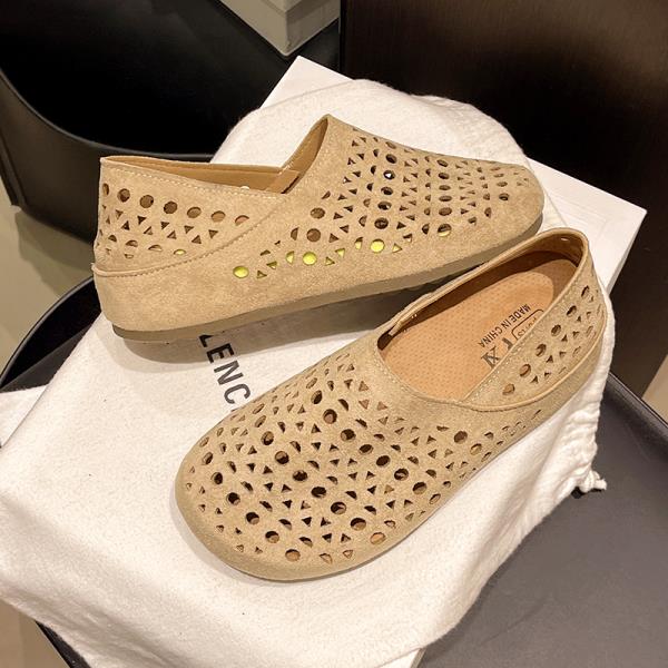 Fashion Shoes All-Match Round Toe 2025 Fashion Women's Tennis Female Casual Sneaker Soft Summer Modis Breathable Leisure Slipper Slides