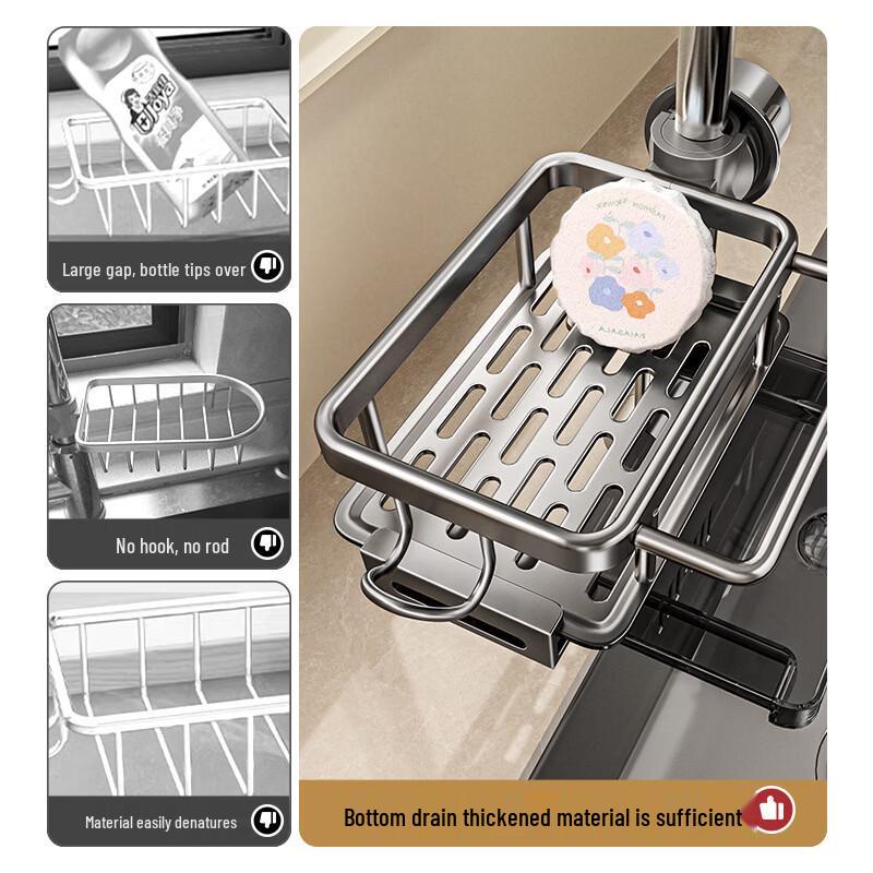 Lantuan Nordic Kitchen Faucet Storage Rack