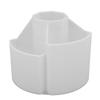 360 Degree Rotating Pen Holder Desk Large Capacity Pencil Storage Organizer Multifunction Workplace Accessories White