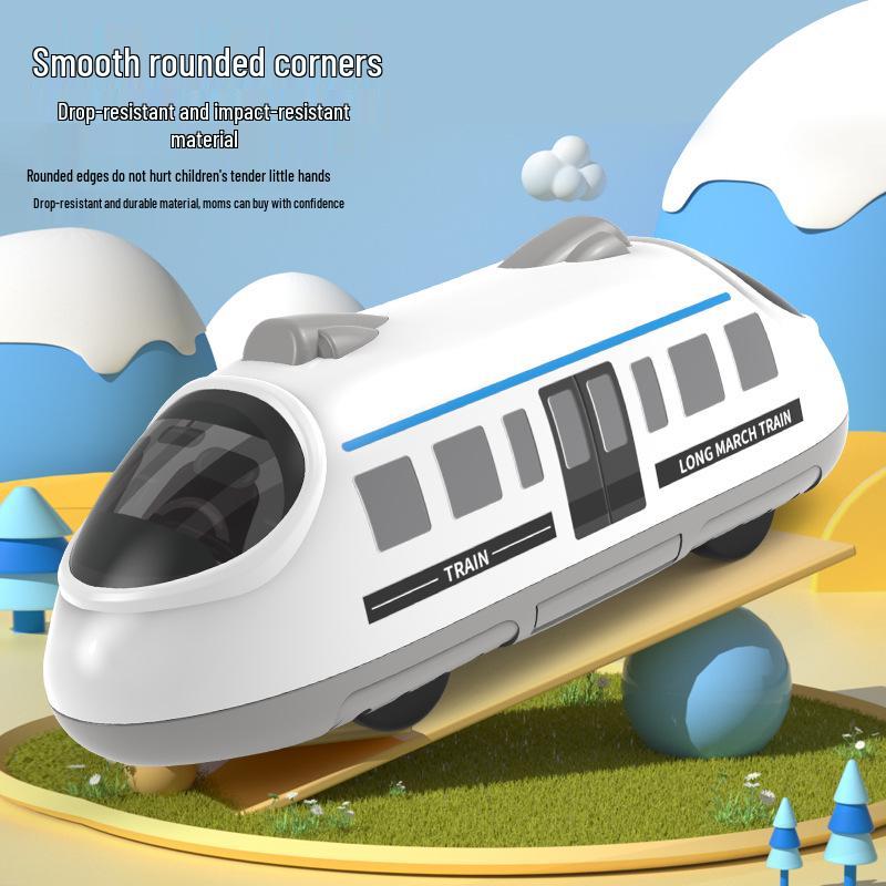 Harmony High-Speed Rail EMU Pull-Back Train Toy for Kids