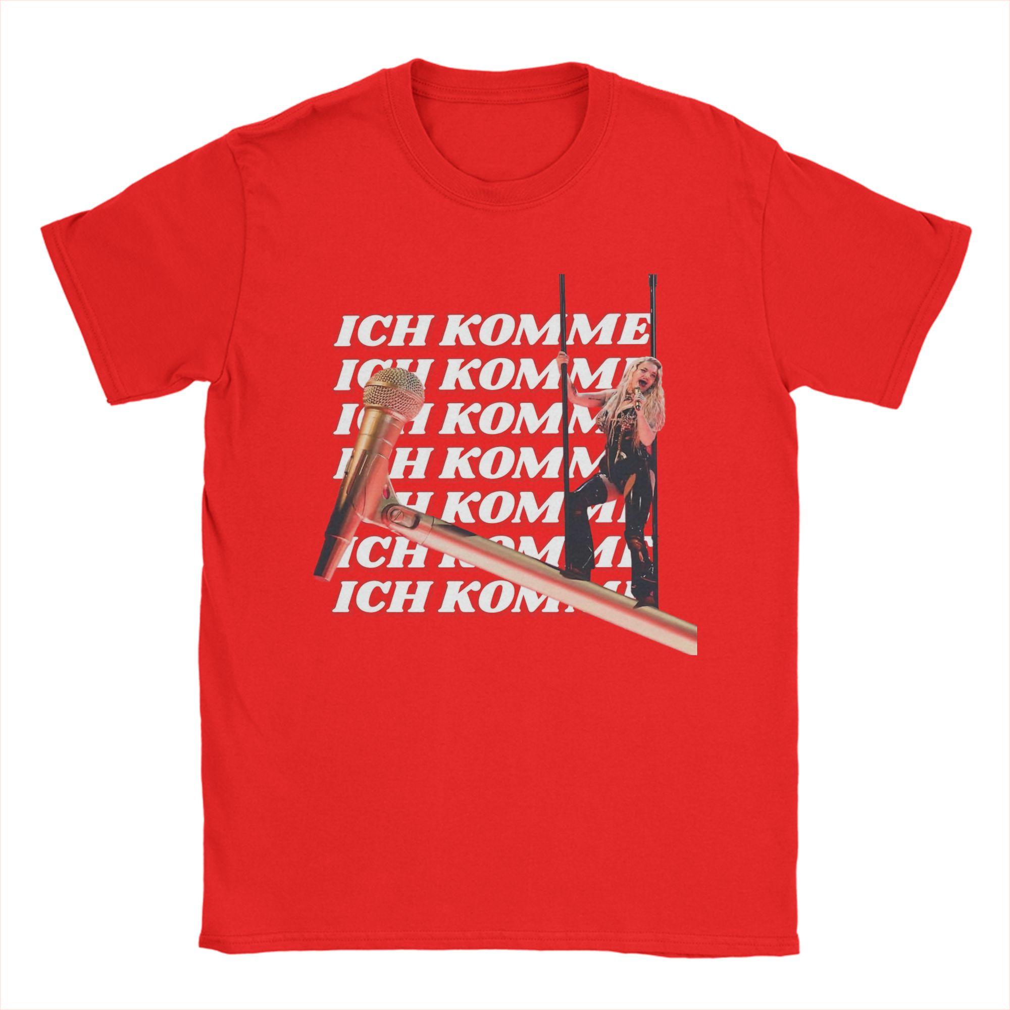 

Men ICH KOMME Erika Vikman Finland T Shirts 100 Cotton Tops Vintage Short Sleeve Crewneck Tee Shirt New Arrival TShirts S