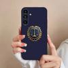 Law Judge Justice Lawyer Phone Case For Samsung S25,24,21,22,23,S30,Ultra,S20,Plus,Fe,Lite,Note,S10,S9,Black Soft Shell